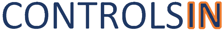 The words Controls In for the Controls in Motion Logo
